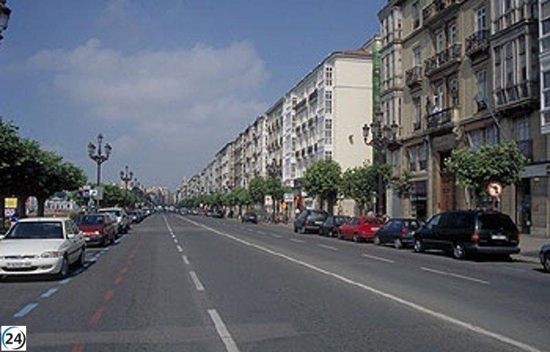 El Paseo Pereda cerrado al tráfico hasta el lunes