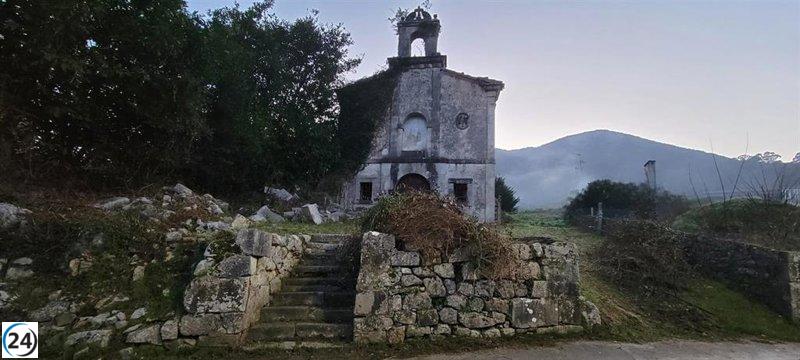 Vecinos de Liendo se unen para restaurar su ermita en el Camino de Santiago mediante micro mecenazgo.