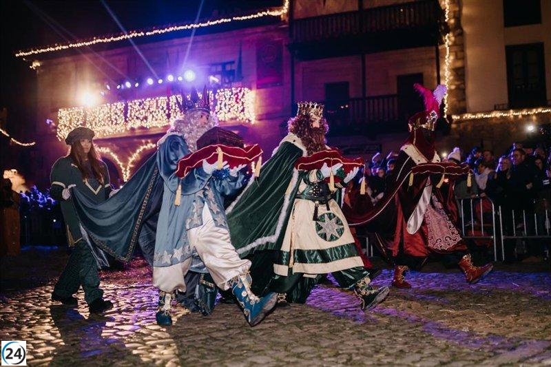 Los Reyes Magos iluminarán Cantabria con cabalgatas en avión y barco.