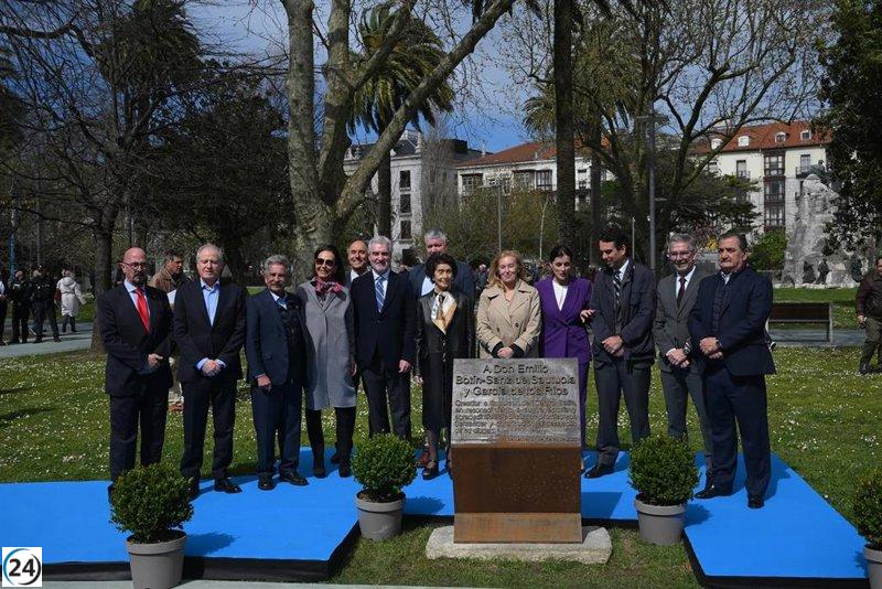 Santander honra el legado perdurable de Emilio Botín en la ciudad.