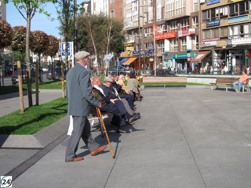En marzo, la pensión promedio de jubilación en Cantabria llega a 1.590,29 euros.