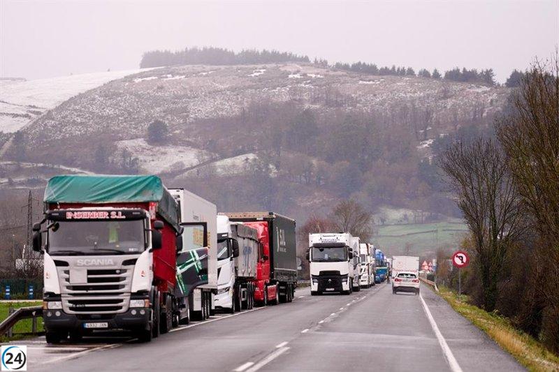 SCAT cancela la huelga de transporte de mercancías por carretera.