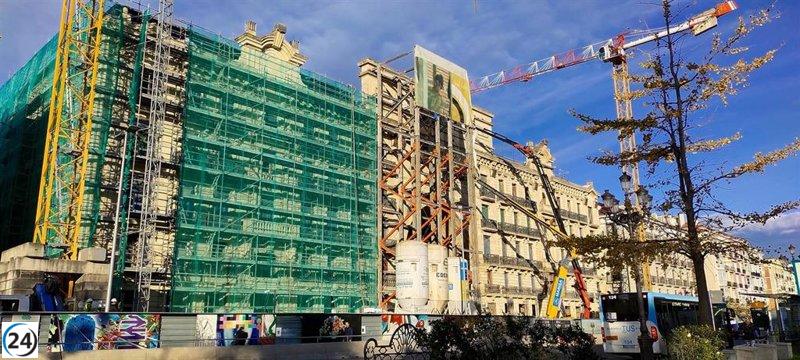 Cortes parciales en el Paseo de Pereda por las obras del Faro Santander este fin de semana.