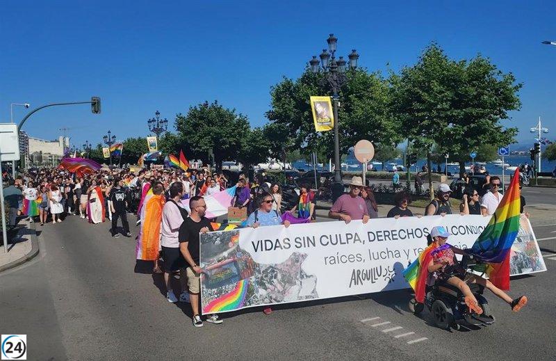 Miles en Santander exigen el respeto a los derechos LGTBIQ+.
