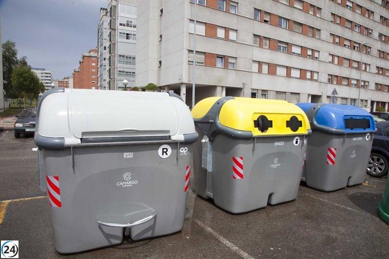 Camargo da inicio a la transformación de los 746 contenedores de residuos del municipio.