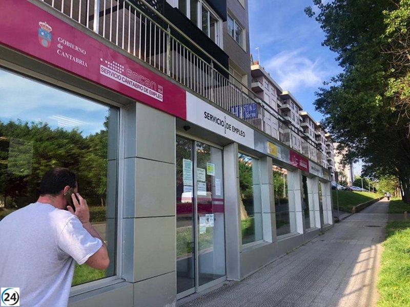 El desempleo en Cantabria disminuye en 2.000 personas, un 8,9% en el segundo trimestre.