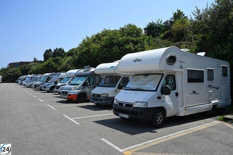 Santander considera cerrar el estacionamiento de autocaravanas en Mataleñas tras acceso a fondos europeos.