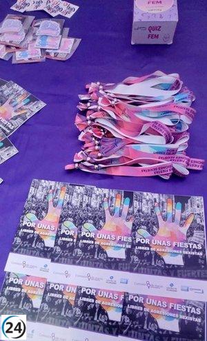 Unas 2.500 personas accedieron a información y apoyo en los puntos violetas de Santander durante el verano.