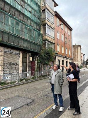 El Ayuntamiento comenzará mañana el desmantelamiento de los edificios en la calle Alta, números 9 y 13.