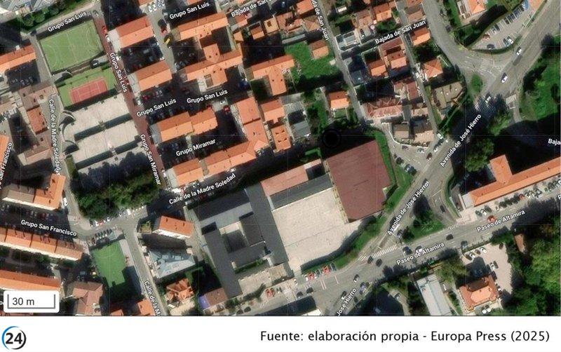 Familia de Santander arrestada tras un incidente de violencia en la vía pública.