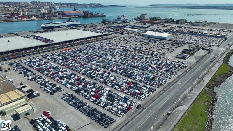 El Puerto de Santander sigue siendo el segundo favorito para la industria automotriz, revela Anfac.