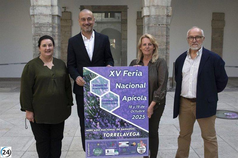 Torrelavega acoge la XV Feria Nacional de Apicultura, un encuentro para profesionales y apasionados del sector.