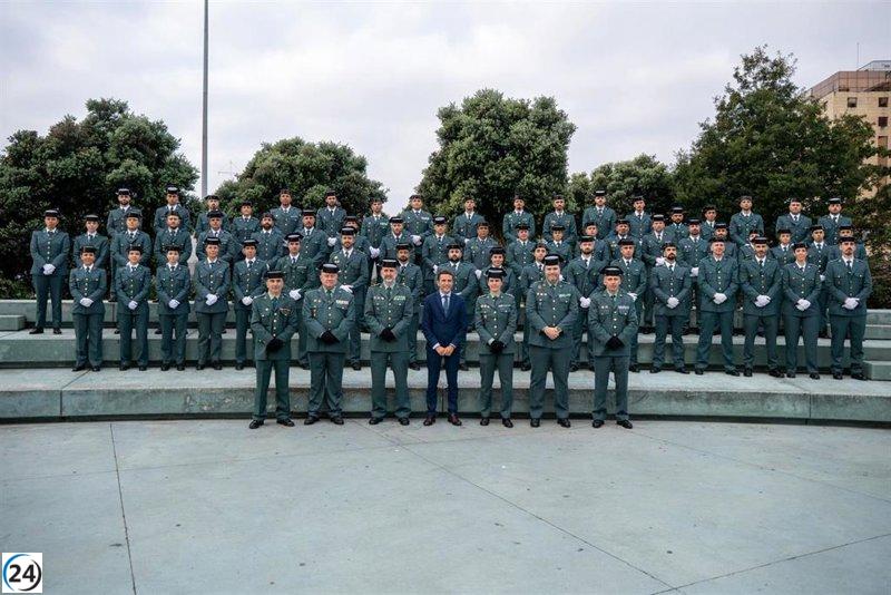 La Guardia Civil suma 65 nuevos efectivos en Cantabria, alcanzando más de 1,200 agentes.