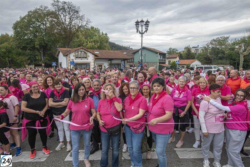 Masiva participación en la marcha de Anjanas Solidarias en Puente San Miguel.