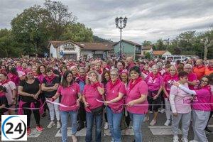 Masiva participación en la marcha de Anjanas Solidarias en Puente San Miguel.