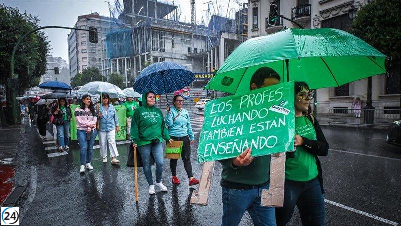 Educación reporta que la participación en la huelga docente es inferior al 15%, una cifra que contrasta notablemente con las estimaciones sindicales.
