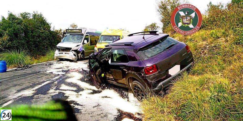 Accidente en Castro deja ocho heridos, incluyendo a un bebé.