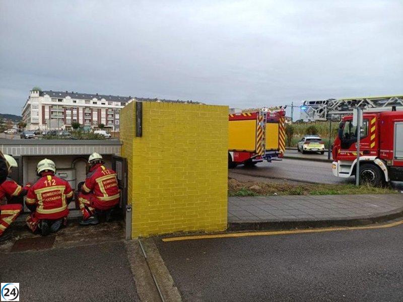 Fuga de gas en el colegio Los Puentes de Colindres, sin reportes de daños.