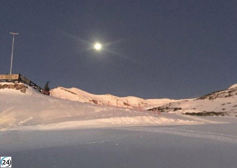 Vientos huracanados superan los 90 km/h en Alto Campoo y temperaturas gélidas de -4ºC en Cabaña Verónica.