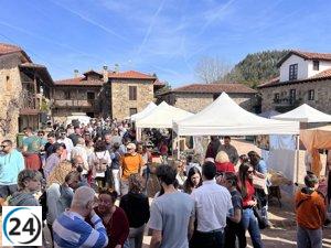 Multitudinario éxito de la I Feria del Queso Artesano de Liérganes con la participación de casi 2.000 personas.