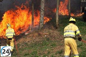 Cantabria logra extinguir todos sus incendios forestales.