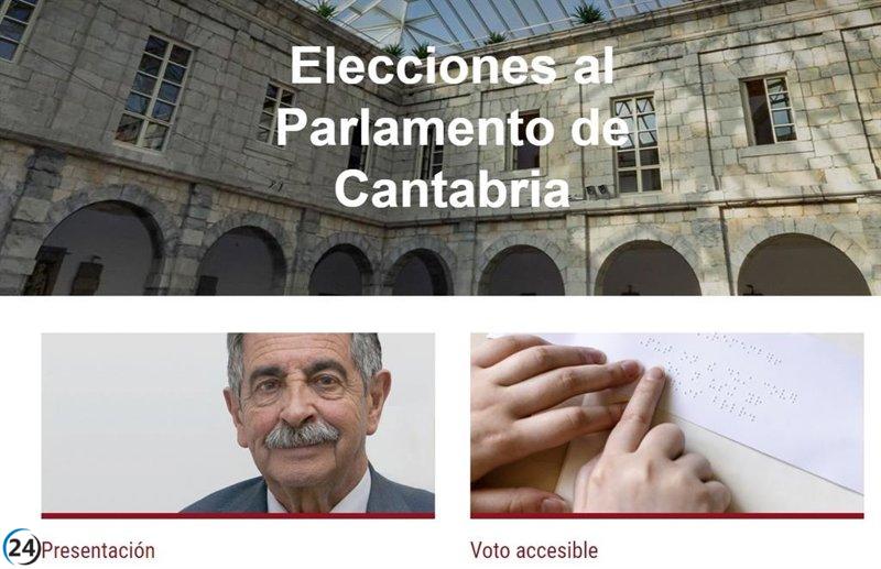 Retiran foto de Revilla por infracción normativa en la web del 28M, según la Junta Electoral.