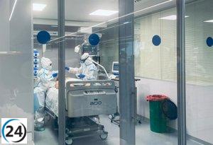 Cantabria registra 13 hospitalizados por Covid-19, uno más que ayer.