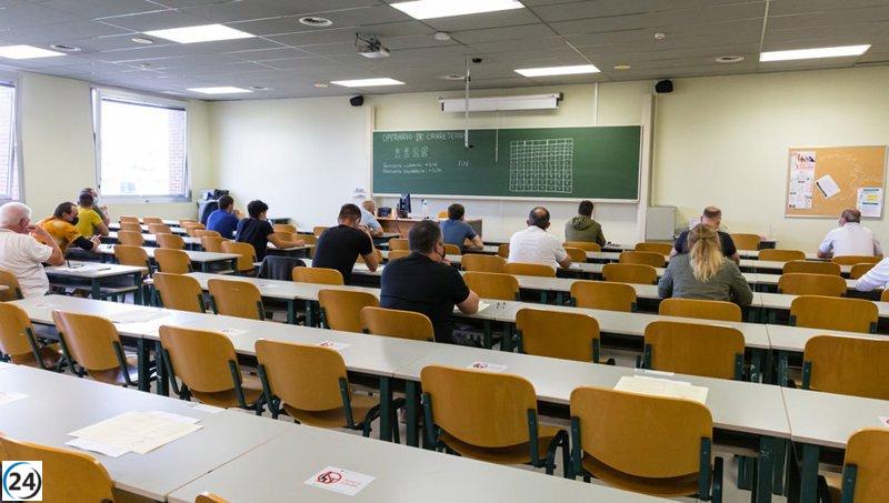 Comienzan los exámenes del Plan de Empleo del Gobierno de Cantabria.