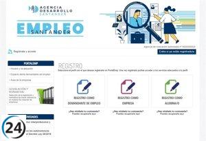 Se lanza el portal web Empleo Santander por parte del Ayuntamiento.