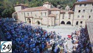 Comienza el Año Jubilar Lebaniego con una gran ceremonia de apertura de la Puerta del Perdón.