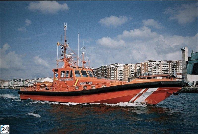 Las condiciones climáticas dificultan búsqueda de desaparecido en barco Vilaboa Uno.