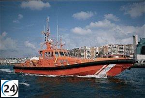 Las condiciones climáticas dificultan búsqueda de desaparecido en barco Vilaboa Uno.