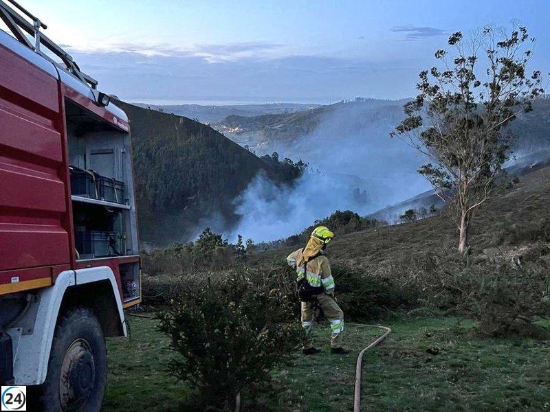 Condenan a seis meses de prisión al responsable de incendio en monte de Campoo de Enmedio.