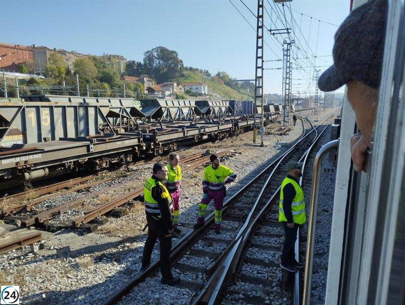 Tren con 100 pasajeros sufre incendio cerca de Santander