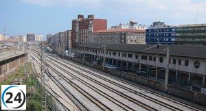 La ampliación de vías en Santander provocará transbordos por 6 meses.