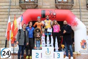 Iván Bartolomé y Laura Álvarez ganan el campeonato de Duatlón en Cantabria.
