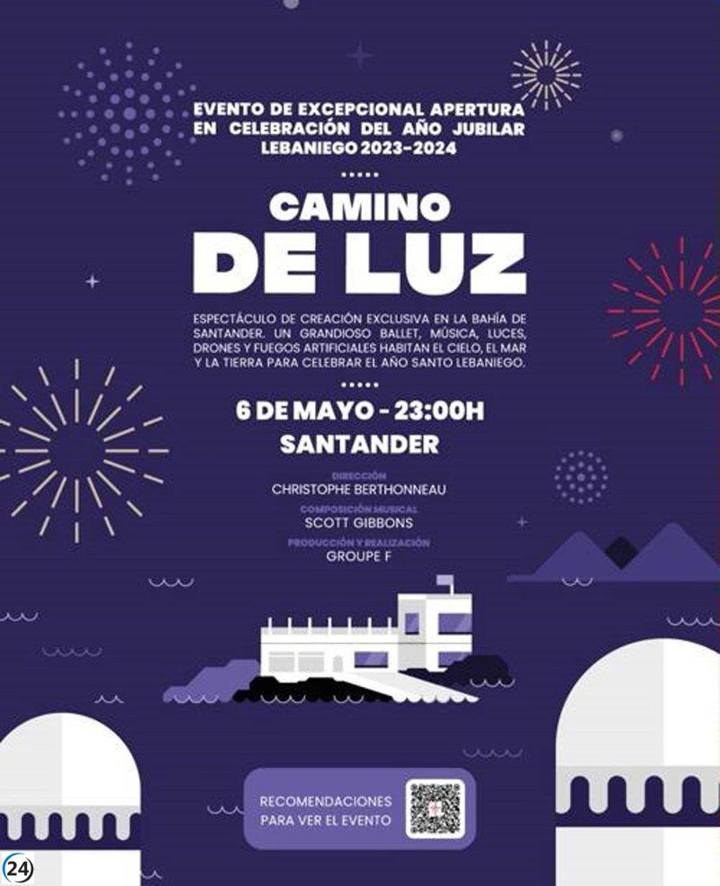 El Año Jubilar iluminará la Bahía de Santander con 'Camino de Luz' el 6 de mayo.