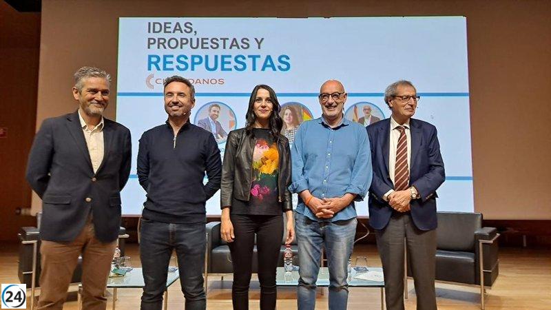 Arrimadas (Cs) critica la necesidad de cambio en Cantabria.