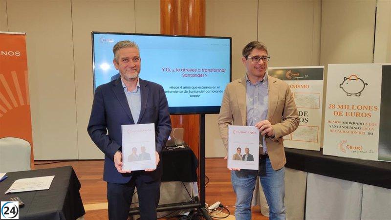 Ciudadanos presenta un programa de 177 medidas para impulsar Santander.