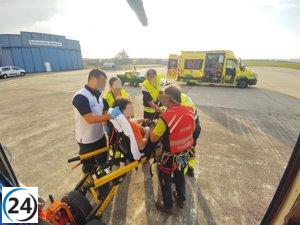 Ganadero de Rionansa herido gravemente por embestida de vaca.