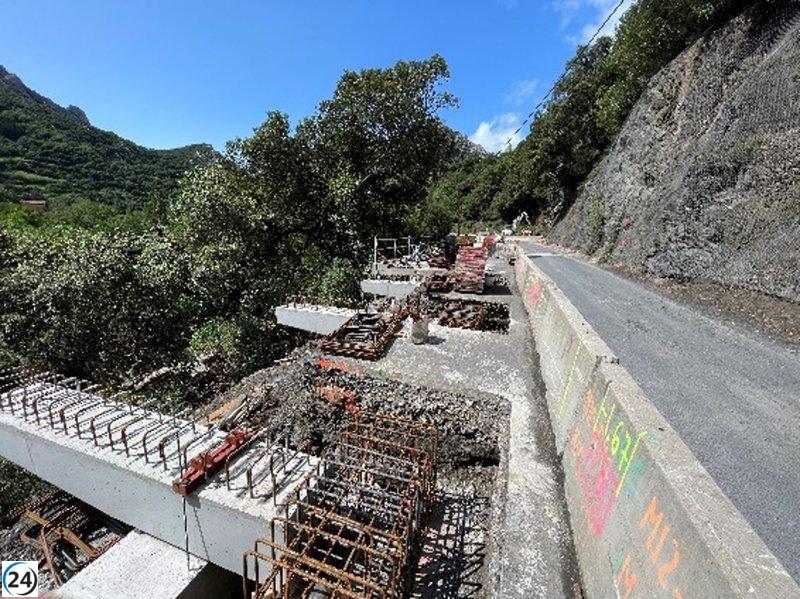 Se ponen en funcionamiento tres tramos de la N-621 en el Desfiladero de la Hermida después de su acondicionamiento.