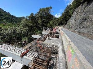 Se ponen en funcionamiento tres tramos de la N-621 en el Desfiladero de la Hermida después de su acondicionamiento.
