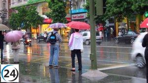 Cantabria bajo alerta por lluvias y tormentas a partir de esta tarde.