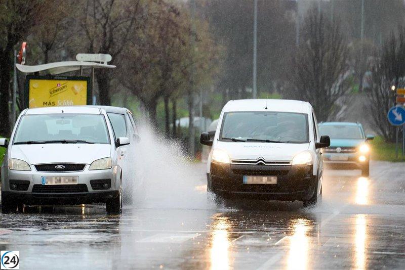 Intensas precipitaciones afectan a Santillana del Mar y Santander en España en las últimas horas
