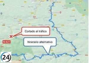 La circulación nocturna será interrumpida en dos secciones del desfiladero de la Hermida durante cinco noches consecutivas: del 18 al 22.