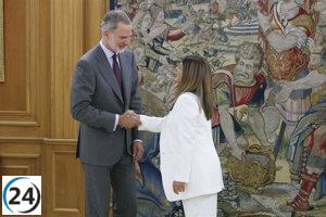 Buruaga expresa a preocupación al Rey por el riesgo de quiebra territorial de un posible Gobierno.