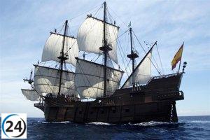 El Galeón Andalucía atracará en Santander durante 10 días en octubre.