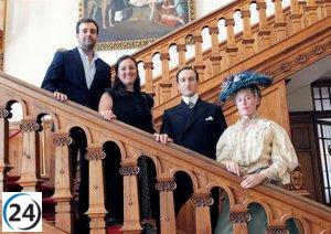 La Reina Victoria Eugenia será la protagonista de una nueva serie de TVE, que se está rodando en el Palacio de la Magdalena.