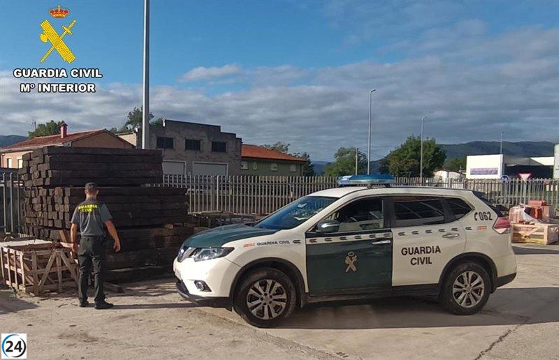 Arrestan a individuo por sustracción de material de construcción en Ontoria