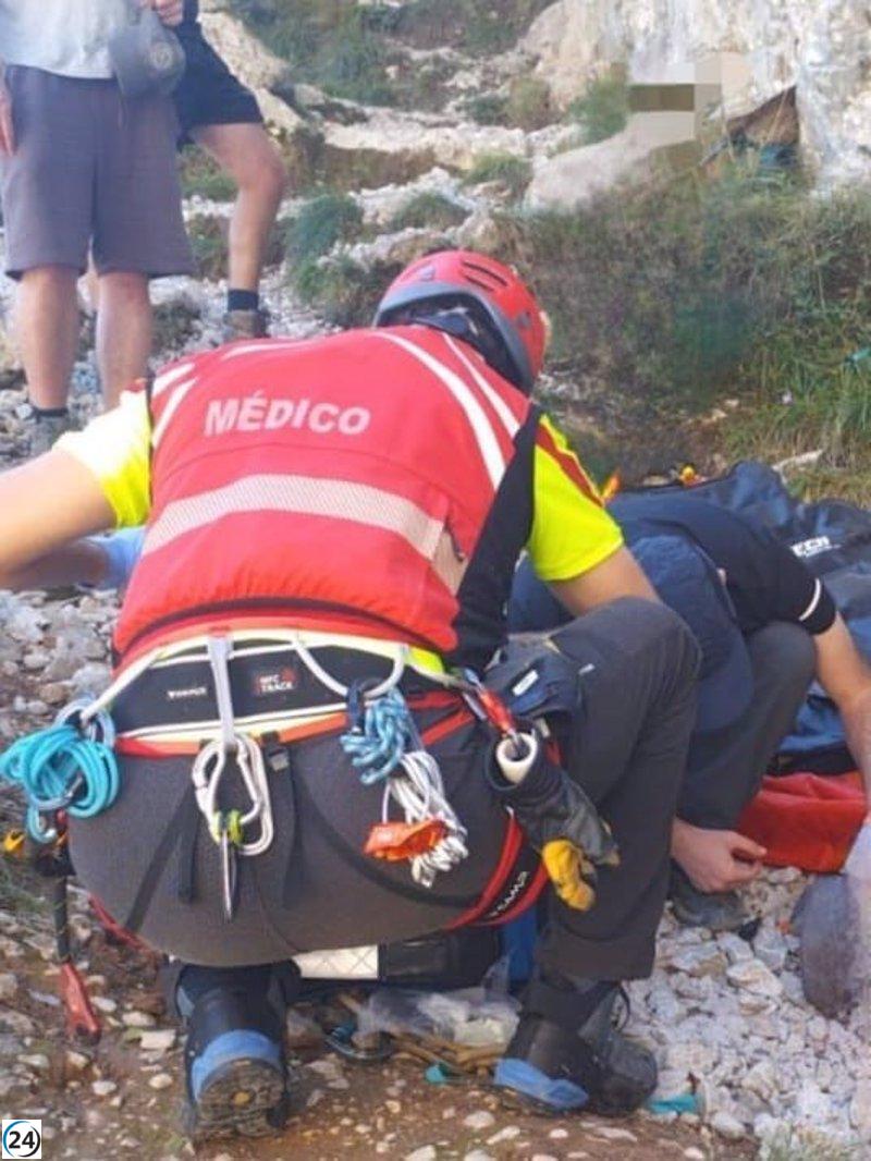Rescatado en helicóptero tras sufrir insolación durante excursión en Liébana